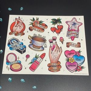 Jeffree Star exclusive sticker sheet